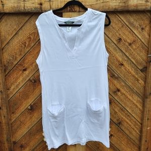 Ralph Lauren Women’s White Sleeveless Coverup Dress